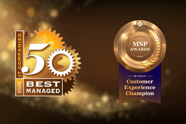Super Ops and Best Managed IT Company Award Logos